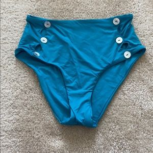 blue bikini bottoms